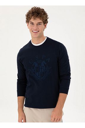 سوئیشرت سرمه ای مردانه چاپی U.S. Polo Assn. - کد 879313572