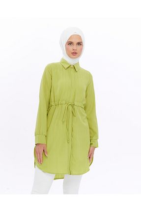 تونیک حجاب سبز زنانه پلی استر BRN - کد 879309260