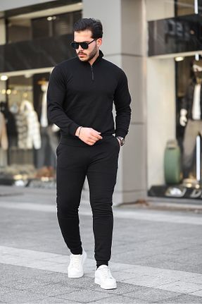 ست بالاتنه و پائین تنه مشکی زنانه بافت MODA - کد 879315829