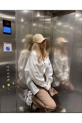 کلاه بژ زنانه MSASTYLE - کد 879341168
