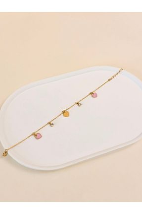 گردنبند استیل ( فولاد ) صورتی استیل (فولاد) Sense Jewelry - کد 879435506