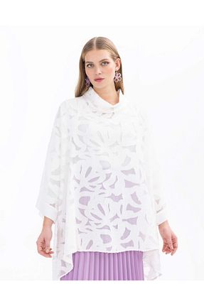 تونیک سفید زنانه بافتنی SEÇİLSTORE - کد 879364333