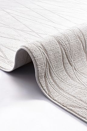 فرش بژ آنتی آلرژی Koza Halı - کد 809966887