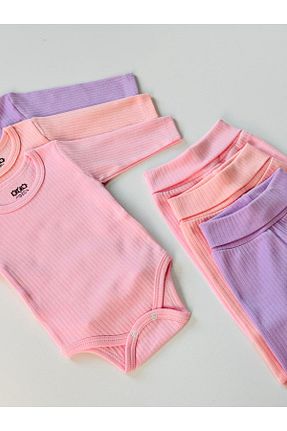 ست نوزادی رنگی بچه گانه پنبه ای EFU BABY - کد 879387085