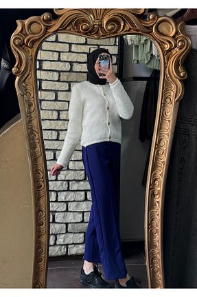 شلوار آبی زنانه پارچه Mintaş - کد 879397865