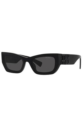عینک آفتابی مشکی زنانه UV400 Miu Miu - کد 833347493
