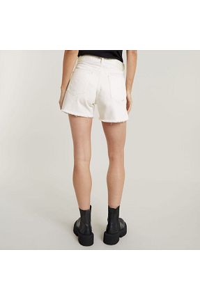 شلوارک و برمودا سفید زنانه Straight G-STAR RAW - کد 829148081