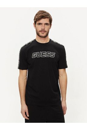 تیشرت مشکی مردانه رگولار Guess - کد 804348194