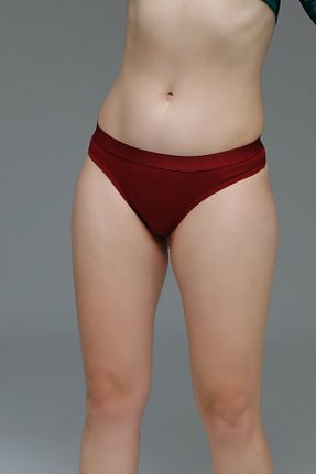 شورت اسپرت زرشکی زنانه پنبه ای MİSTİRİK - کد 802587747