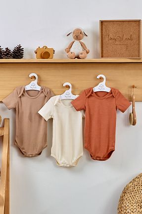 بادی و سرهمی نوزادی رنگی بچه گانه %100 پنبه tinylamb - کد 299724771