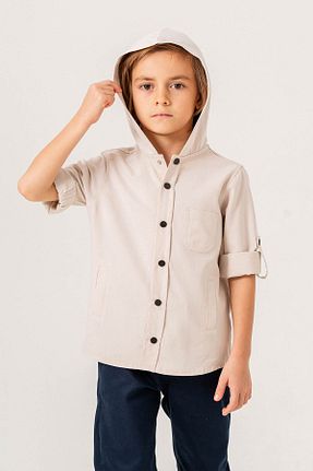 پیراهن طوسی بچه گانه رگولار Gold Class Kidswear - کد 850018851