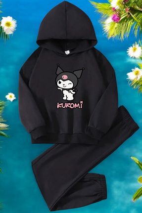 ست گرمکن مشکی بچه گانه پنبه ای FashionHere - کد 879313805