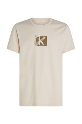 تیشرت طوسی مردانه رگولار Calvin Klein - کد 879435200