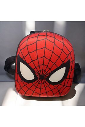 کیف مدرسه قرمز بچه گانه پارچه ای Spiderman - کد 879432484