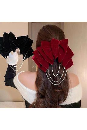 گیره سر قرمز زنانه ByMerve - کد 879437272