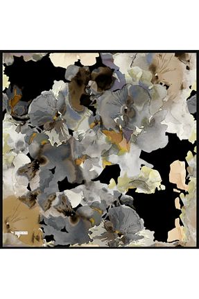 روسری مشکی 90 x 90 Valentino Orlandi - کد 879451354