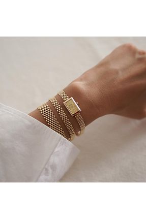 دستبند طلا طلائی زنانه 14 عیار ALTINTAŞ KUYUMCULUK - کد 879452416