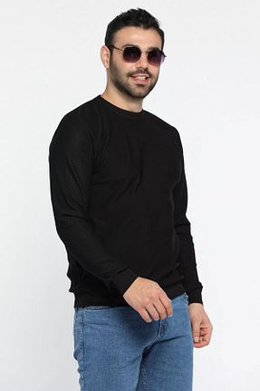 پلیور مشکی مردانه ساده MİSHAR İTALİA - کد 879452359