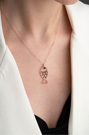 گردنبند نقره مشکی زنانه 925 عیار Silvano Jewelry - کد 879463312