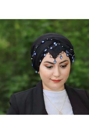 روسری مشکی پنبه ای Azpoy - کد 879463049