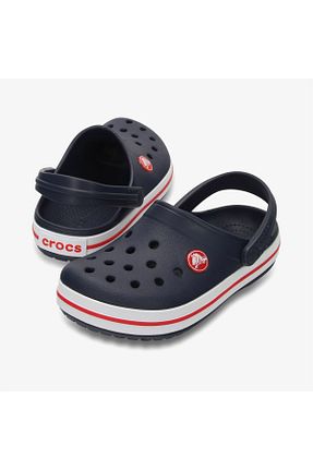 دمپائی اسپرت سرمه ای بچه گانه پارچه ای Crocs - کد 255986250