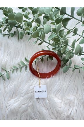 النگو قهوه ای زنانه 8 عیار LE.WUEEN - کد 879464346