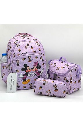 کیف مدرسه صورتی بچه گانه پارچه ای Bevitton - کد 840431611