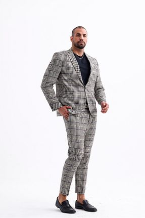 شلوار سایز بزرگ طوسی مردانه بافتنی Koch London - کد 879498684