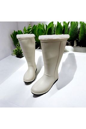 چکمه بژ زنانه پاشنه کوتاه (1 - 4 سانتی متر) Gezer - کد 879491778