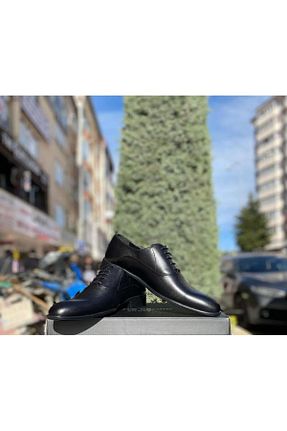 کفش کلاسیک مشکی مردانه چرم خالص Pierre Cardin - کد 879502853