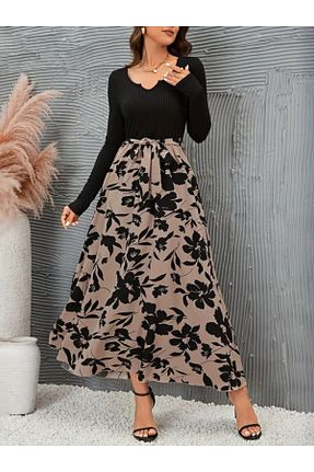 لباس مشکی زنانه بافتنی Genel Markalar - کد 879551847