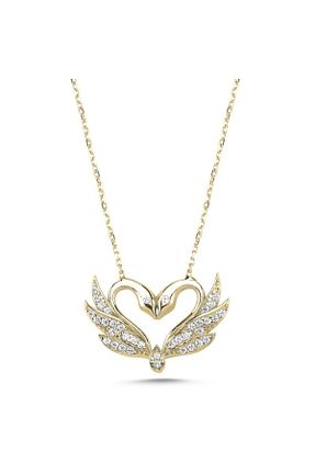گردنبند نقره طلائی زنانه 925 عیار Inure Jewelry - کد 869973795