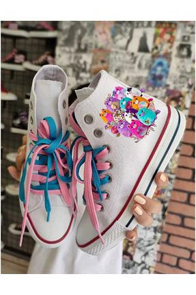 کفش اسنیکر سفید بچه گانه بند دار ELİTE STEP - کد 879712449