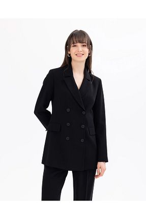 کت مشکی زنانه رگولار SEÇİLSTORE - کد 879681565