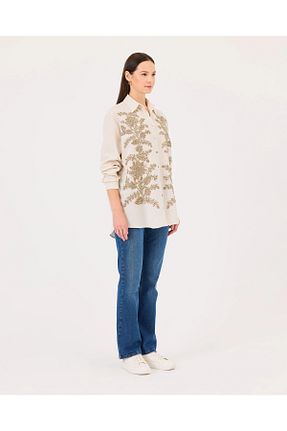 پیراهن بژ زنانه رگولار SEÇİLSTORE - کد 879682478