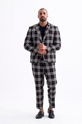 کت سایز بزرگ مشکی مردانه پارچه Koch London - کد 879693147