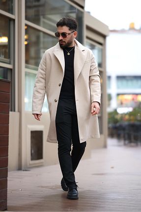 پالتو پشمی مردانه رگولار MİS MODA - کد 879690186