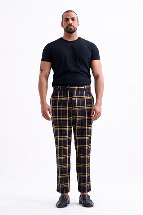 شلوار سایز بزرگ بنفش مردانه بافتنی Koch London - کد 879700398