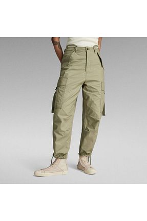 شلوار سبز زنانه پنبه ای G-STAR RAW - کد 829338431