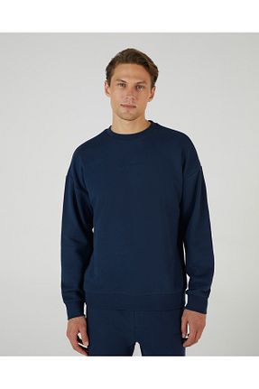 سوئیشرت اسپرت سرمه ای مردانه سایز بزرگ Skechers - کد 856268812