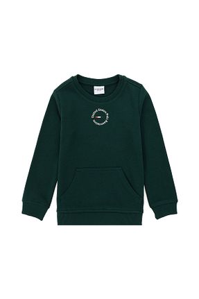 سوئیشرت سبز بچه گانه ساده U.S. Polo Assn. - کد 879819046