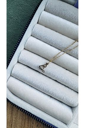 گردنبند استیل ( فولاد ) زرد زنانه استیل (فولاد) Rüya - کد 879766087
