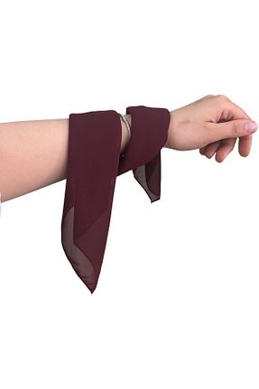 دستمال گردن زرشکی زنانه MAZEN - کد 879851421