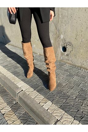 بوت / نیم بوت قهوه ای زنانه جیر LA PASSION - کد 879847354