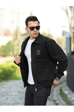 کت مشکی مردانه اورسایز LTC Jeans - کد 286552353