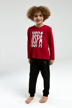 ست لباس راحتی قرمز بچه گانه چاپی U.S. Polo Assn. - کد 879882685