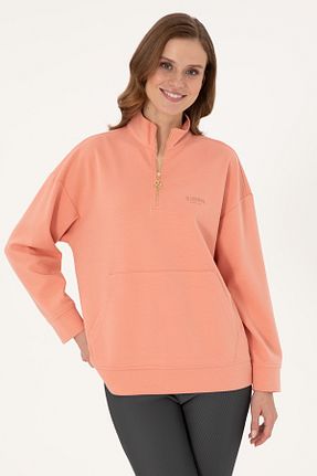 سوئیشرت صورتی زنانه ساده U.S. Polo Assn. - کد 879874882