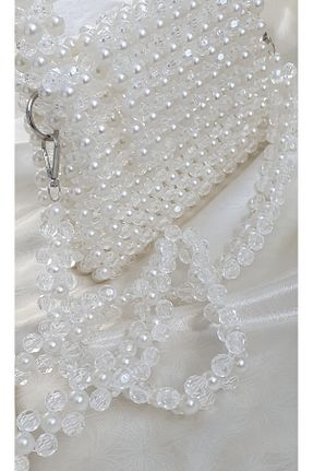 کیف مجلسی سفید زنانه GÜNEYS DESIGN - کد 879878113