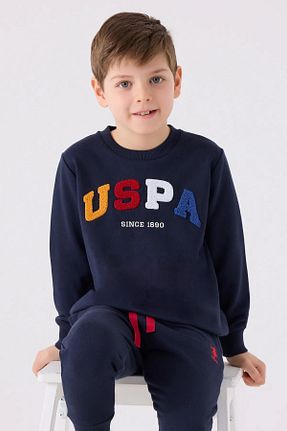 ست بالاتنه و پائین تنه سرمه ای بچه گانه بافتنی U.S. Polo Assn. - کد 879908676