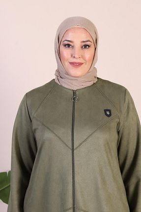 مانتو بلند خاکی زنانه Ferace - کد 783493312